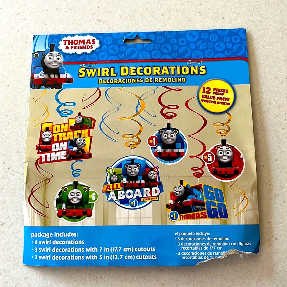 Thomas The Train Twirl Decorations